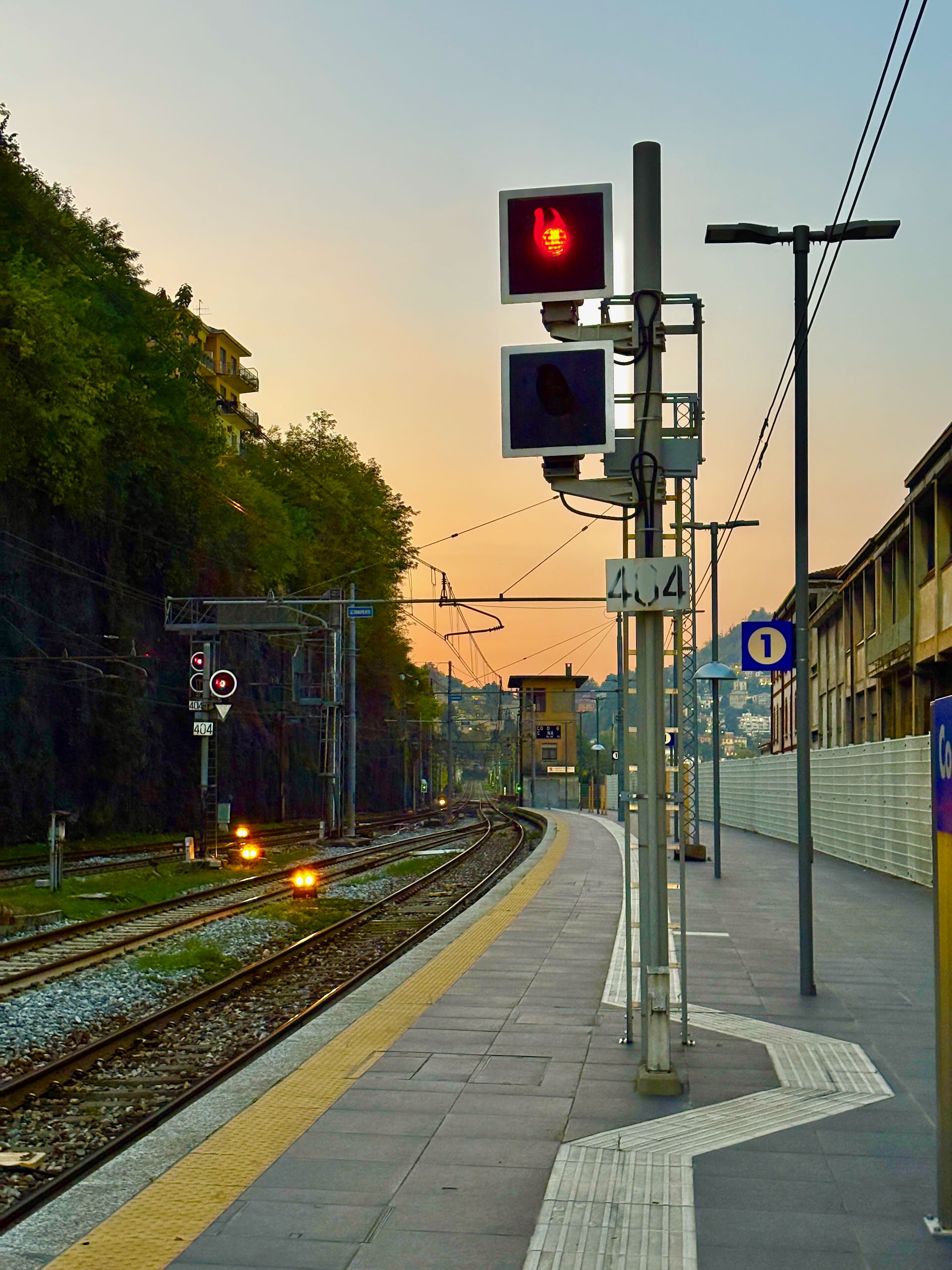 Train station in Como